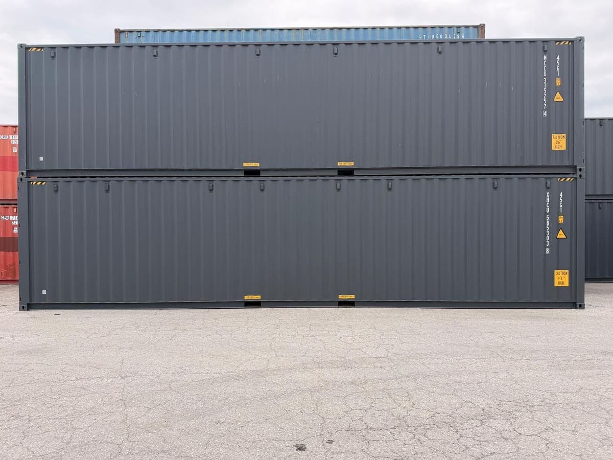 40 pėdų (12 m) High Cube jūrinis konteineris - pavyzdinė nuotrauka 1 iš 4