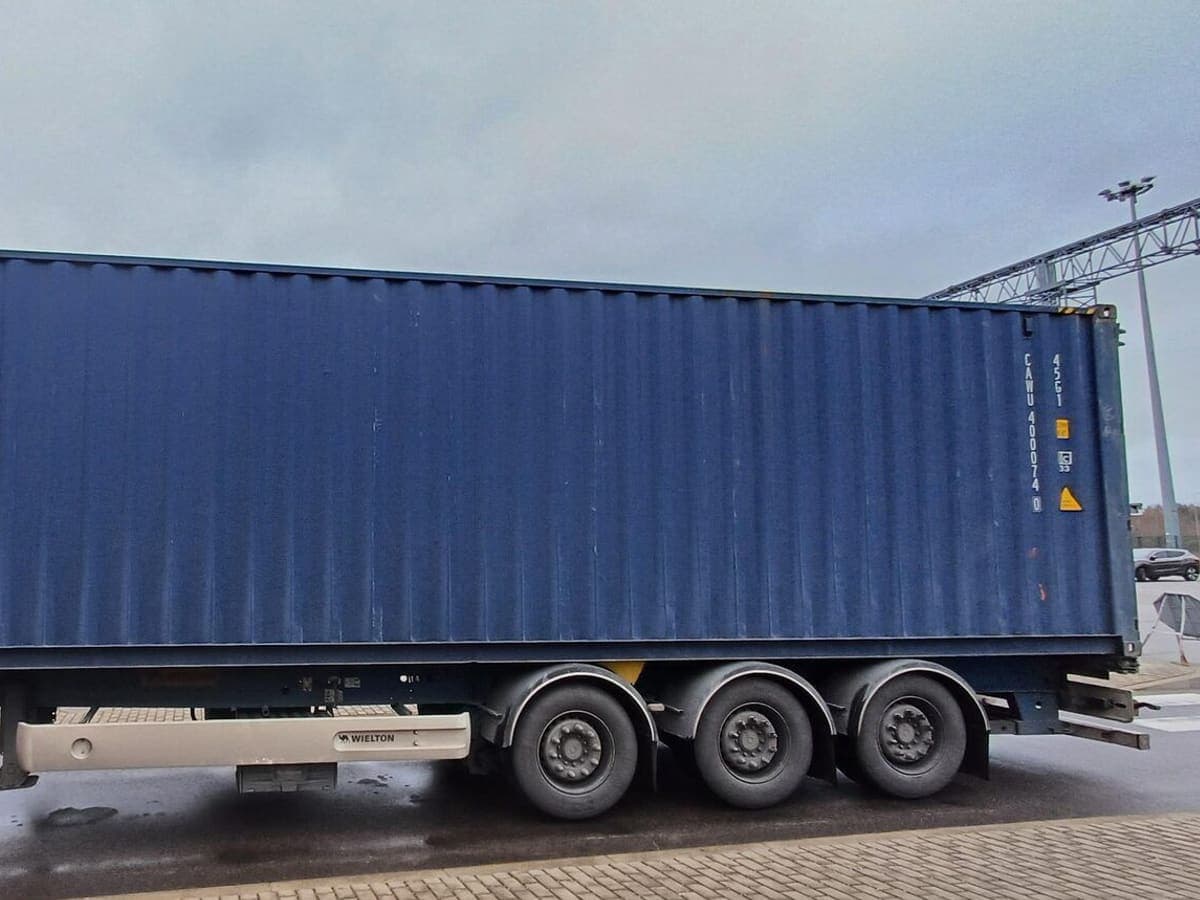 40 pėdų (12 m) High Cube jūrinis konteineris - pavyzdinė nuotrauka 1 iš 3